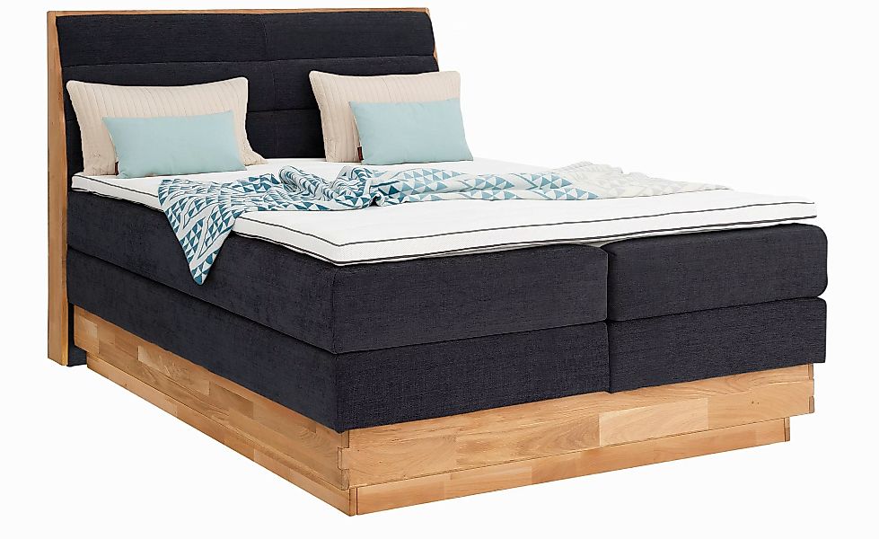 OTTO products Boxspringbett »Jenna«, ohne LED-Beleuchtung, mit zertifiziert günstig online kaufen