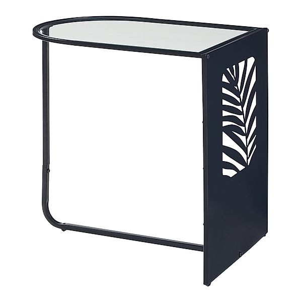 en.casa Beistelltisch, »Ulvik« mit dekorativer Rückwand günstig online kaufen