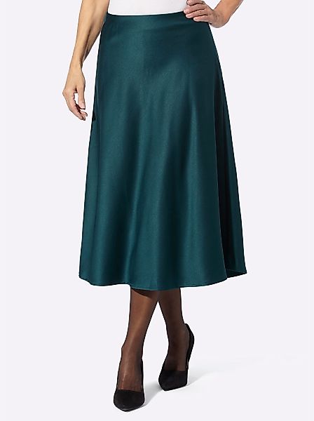 Witt A-Linien-Rock Satinrock günstig online kaufen