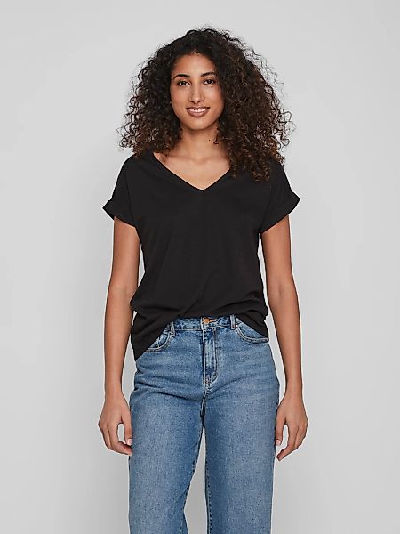 Vila V-Shirt "VIDREAMERS NEW V-NECK T-SHIRT - NOOS" günstig online kaufen