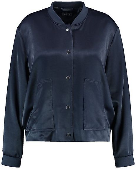 Samoon Jeansjacke Blouson aus Satin günstig online kaufen