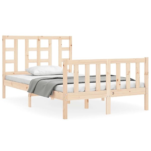 vidaXL Massivholzbett ohne Matratze 120x200 cm Kiefernholz 3191966 günstig online kaufen