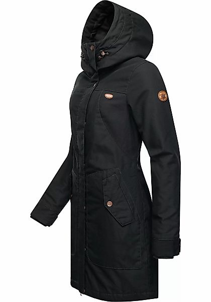 Ragwear Wintermantel "Jannisa", stylischer Damen Winterparka mit Kapuze günstig online kaufen