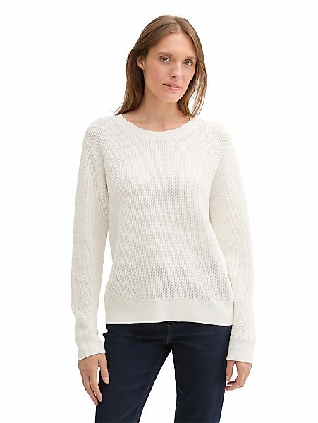 TOM TAILOR Strickpullover mit Bio-Baumwolle günstig online kaufen