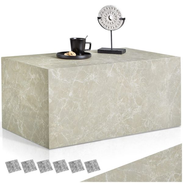 tectake Couchtisch Beistelltisch Lasley, Belastbarkeit 45 günstig online kaufen