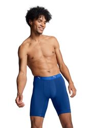 PUMA Boxershorts "PUMA MEN SPORT COTTON LONG BOXERS 2P" Packung, 2er Pack, günstig online kaufen