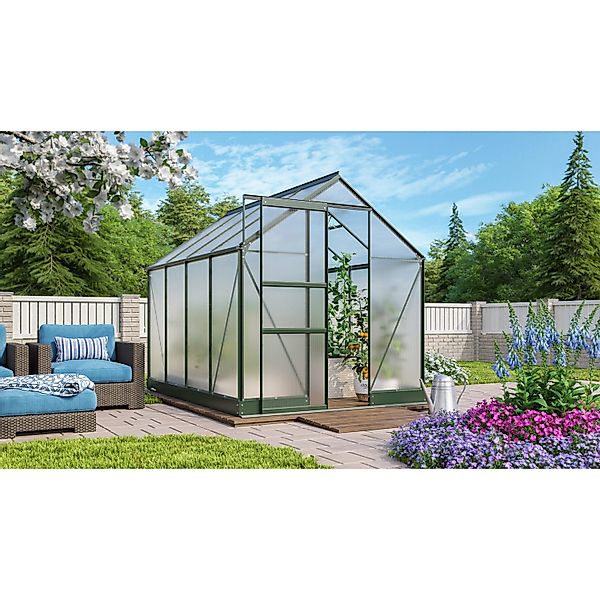 Vitavia Gewächshaus Apollo 5000 Smaragd 5 m² inkl. Fundament günstig online kaufen