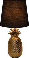Näve Tischleuchte Keramik Ananas Gold 45 cm günstig online kaufen