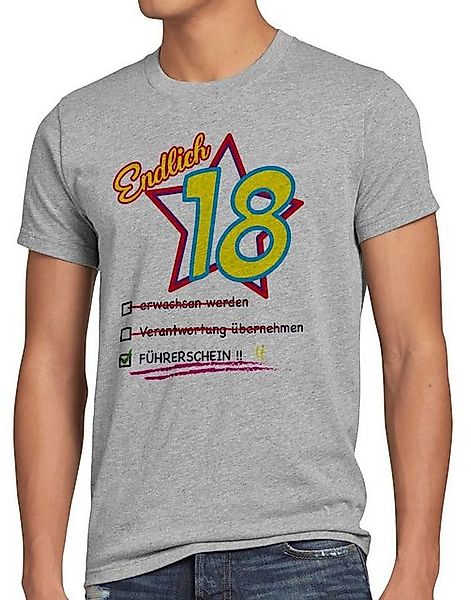 style3 T-Shirt Endlich 8 Führerschein Geburtstag Party Fun volljährig achtz günstig online kaufen