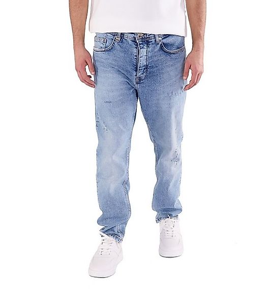 Denim Distriqt Boyfriend-Jeans Herren Sommer Boyfriend Jeans Light Blue 502 günstig online kaufen