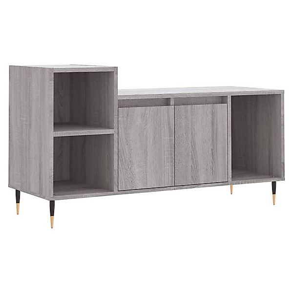vidaXL TV-Schrank TV-Board Grau Sonoma 100x35x55 cm Holzwerkstoff günstig online kaufen