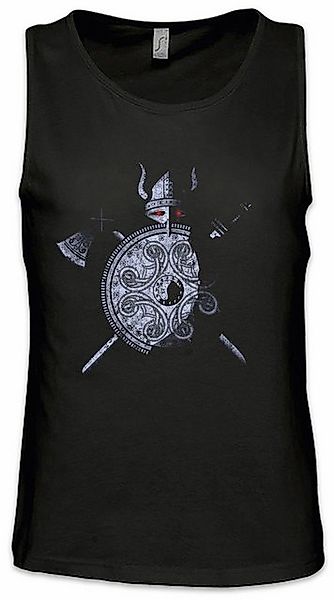 Urban Backwoods Tanktop Viking Warrior Ärmelloses T-Shirt Wikinger Sword Sh günstig online kaufen