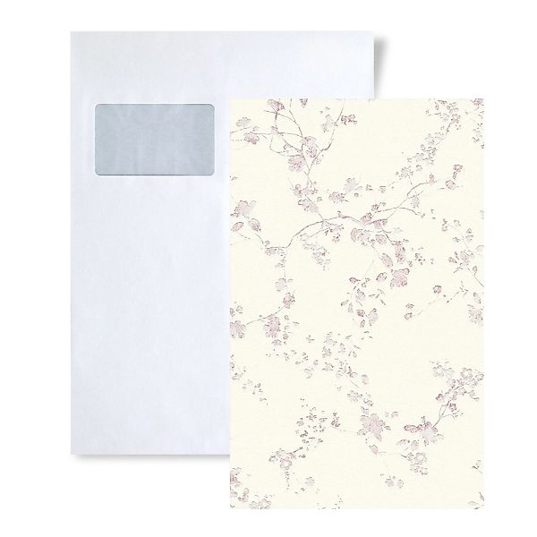 PROFHOME 1 MUSTERSTÜCK S-368961-GU DIN A4 MUSTER der Blumen Tapete günstig online kaufen