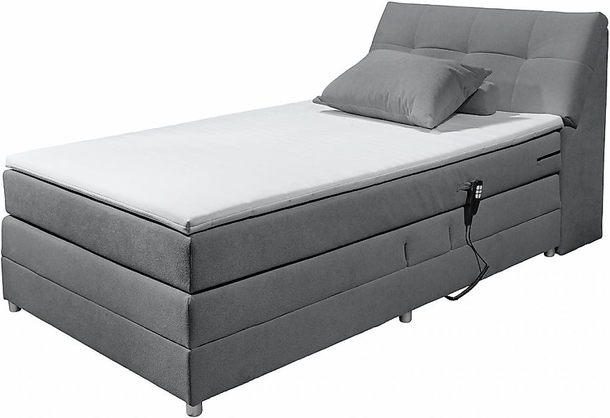 ED EXCITING DESIGN Boxspringbett "Toulouse" inkl. Motor, inkl. Stauraum im günstig online kaufen