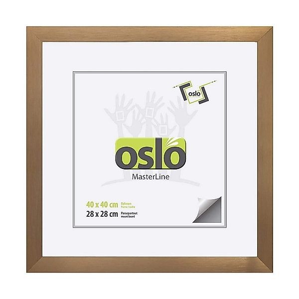 Oslo MasterLine Einzelrahmen Bilderrahmen quadratisch Aluminium günstig online kaufen