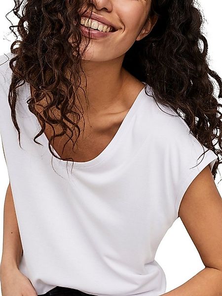 Vero Moda T-Shirt (2er-Pack) Basic Shirt mit V-Ausschnitt im Doppelpack günstig online kaufen