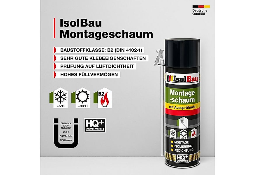 None Montagekleber Montageschaum 4 Dose 500 ml PU-Montageschaum, Montage, I günstig online kaufen