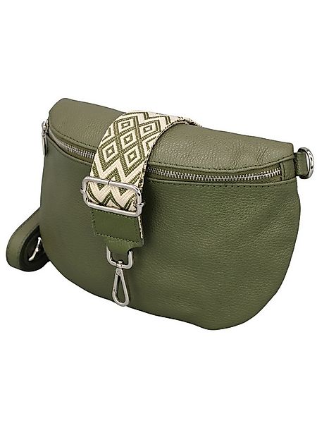 Adel Bags Schultertasche ADA Bauchtasche Damen Leder, mit breiten Gemustert günstig online kaufen