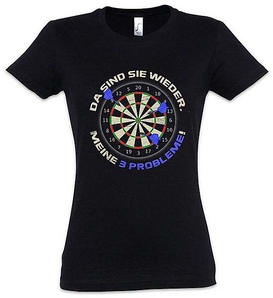 Urban Backwoods Print-Shirt Darts Probleme Damen T-Shirt Dartscheibe Spiel günstig online kaufen