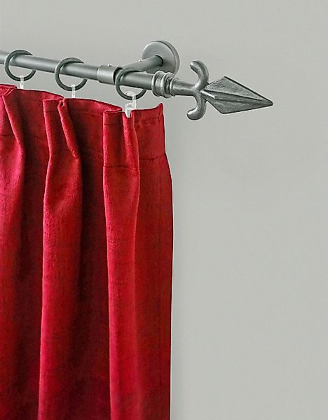 GARESA Gardinenstange "RUSTIKA" Ø 16 mm 1 läufig-läufig Wunschmaßlänge rust günstig online kaufen