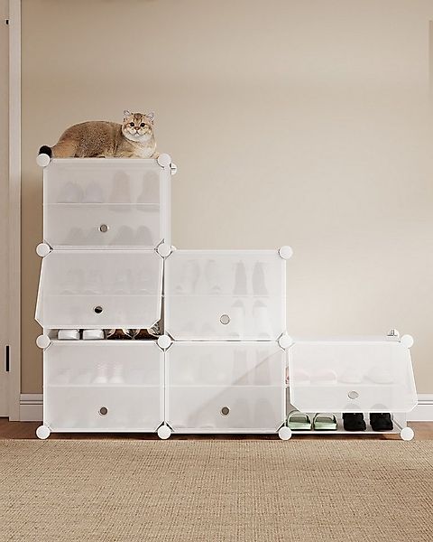 Sekey Schuhregal Schuhregal Schuhschrank Schuh-Organizer Stecksystem DIY-Re günstig online kaufen