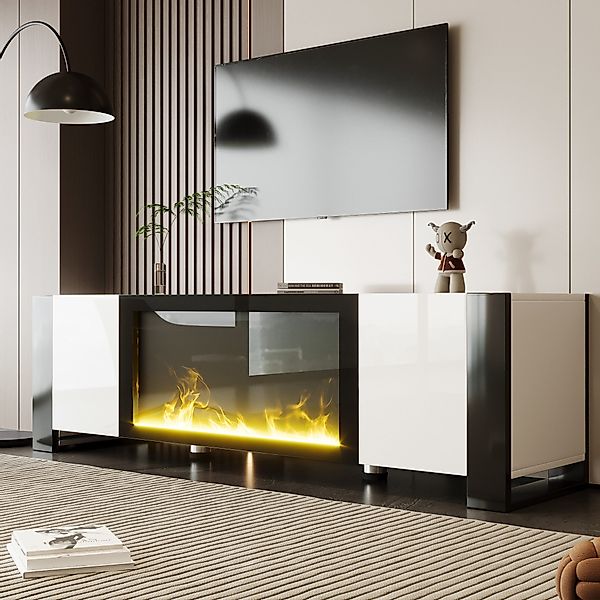 HAUSS SPOLE TV-Schrank mit elektrischem Kamin günstig online kaufen