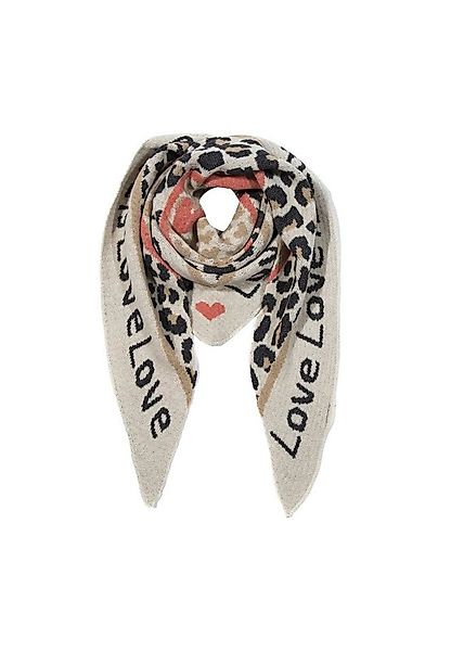 Faera Modeschal Animal Love Dreieckstuch elastischer Strick Leo Muster, 814 günstig online kaufen