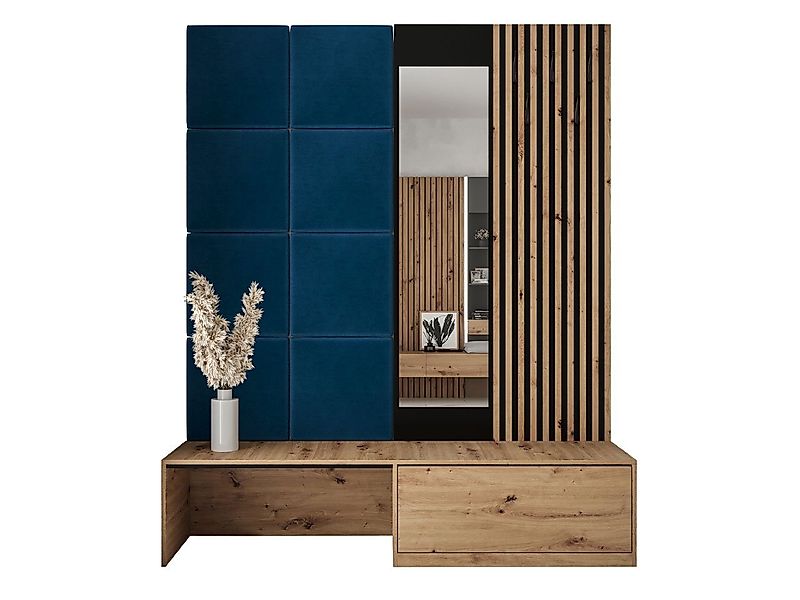 MIRJAN24 Garderoben-Set Premium, (Komplett-Set, Schuhschrank, Spiegel, Lame günstig online kaufen