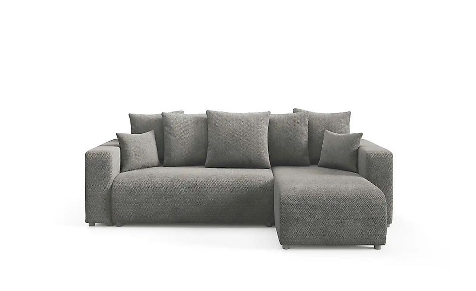 Ecksofa mit Schlaffunktion Evora ¦ grau ¦ Maße (cm): B: 247 H: 88 Polstermö günstig online kaufen