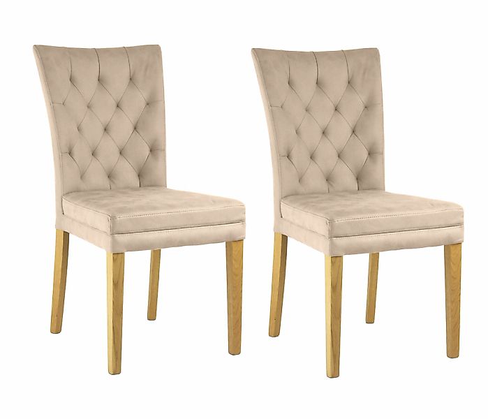 Home affaire 4-Fußstuhl "Colorado" (Set) 2 Stk. Microfaser bequeme Polsteru günstig online kaufen