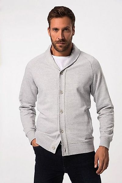 JP1880 Fleecejacke Sweatjacke Schalkragen Knopfleiste Tall günstig online kaufen