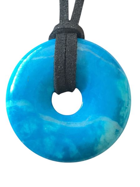 Steinfixx® Lange Kette echter Edelsteindonut 30 günstig online kaufen