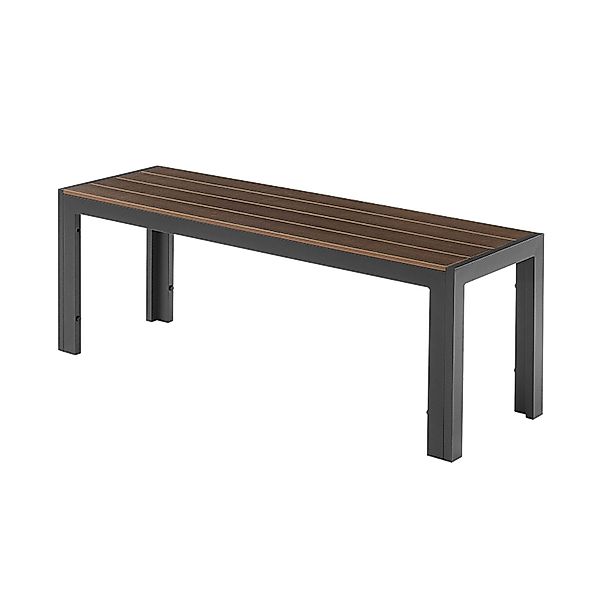 riess-ambiente Gartenbank DESIGNO 130cm dunkelbraun / günstig online kaufen