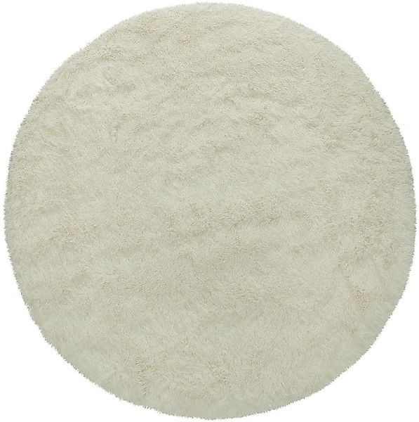 Paco Home Hochflor-Teppich »Silky 591«, rund, 37 mm Höhe, Uni Farben, beson günstig online kaufen