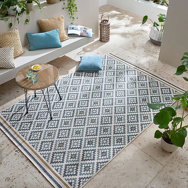 FLAIR RUGS Teppich "ZiaTrellis" rechteckig 4 mm Höhe Zia Trellis Indoor Out günstig online kaufen