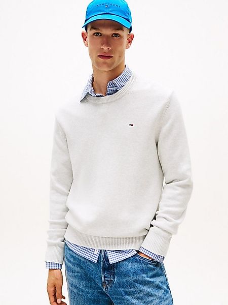 Tommy Jeans Rundhalspullover Slim fit mit Rundhalsausschnitt günstig online kaufen