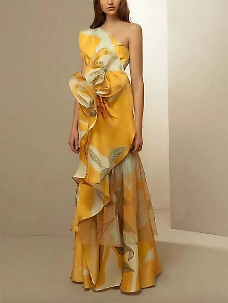 RUZU UG Abendkleid Sommerliches schulterfreies Abendkleid im Retro-Stil mit günstig online kaufen