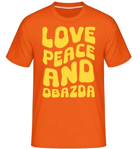 Love Peace Obazda · Shirtinator Männer T-Shirt günstig online kaufen