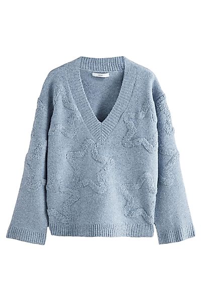 Next Strickpullover Strickpullover mit V-Ausschnitt und günstig online kaufen