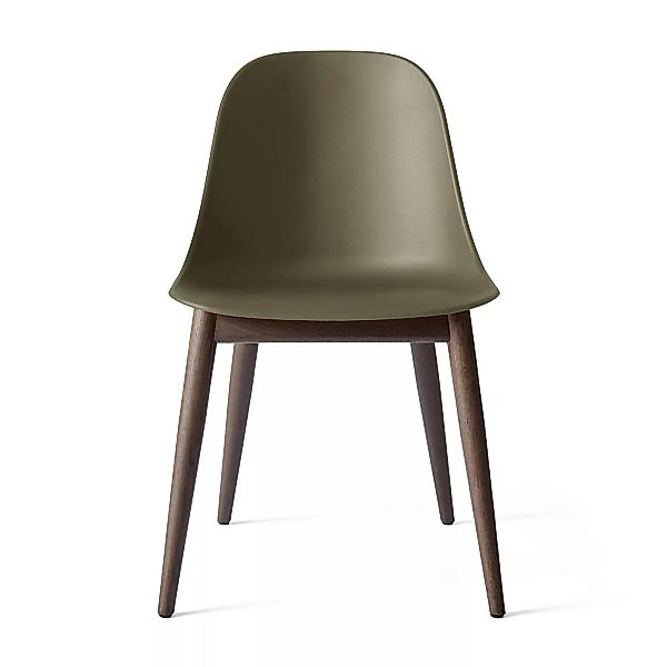 Menu - Harbour Side Chair Gestell Eiche dunkel - olive/BxHxT 58.5x81x55.7cm günstig online kaufen