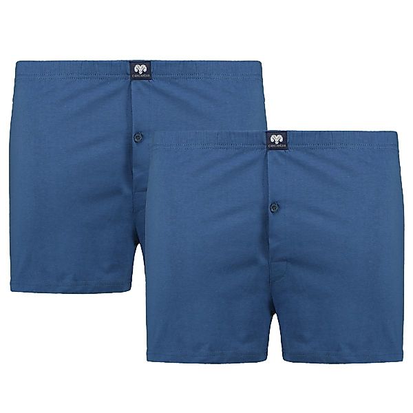 Ceceba Boxershorts aus Baumwoll-Jersey, Doppelpack Farbe blau Größe: 10 günstig online kaufen