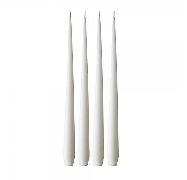 ester & erik Tafelkerze Spitzkerze Taper Candle Pur White (4-teilig) günstig online kaufen