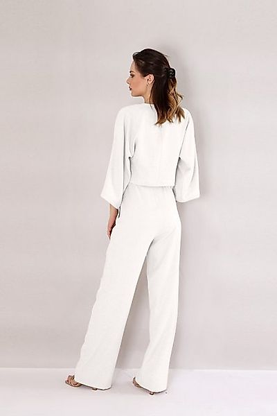 fashionshowcase Palazzohose Damen Stoffhose in Leinenoptik – elegant Weites günstig online kaufen
