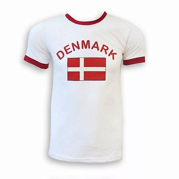 Sonia Originelli T-Shirt Fan-Shirt "Denmark" Unisex Fußball WM EM Herren T- günstig online kaufen