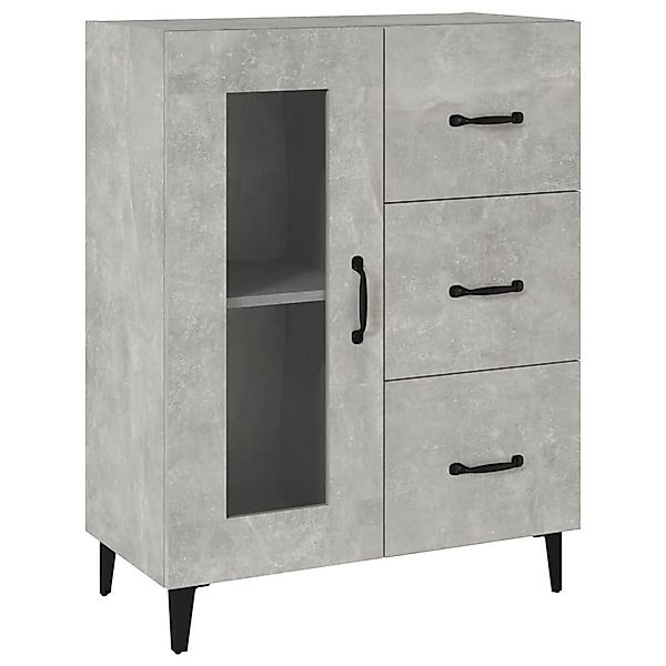 vidaXL Sideboard Sideboard Betongrau 69,5x34x90 cm günstig online kaufen