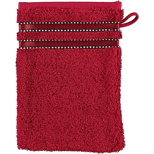 Vossen Cult de Luxe - Farbe: 390 - rubin - Waschhandschuh 16x22 cm günstig online kaufen