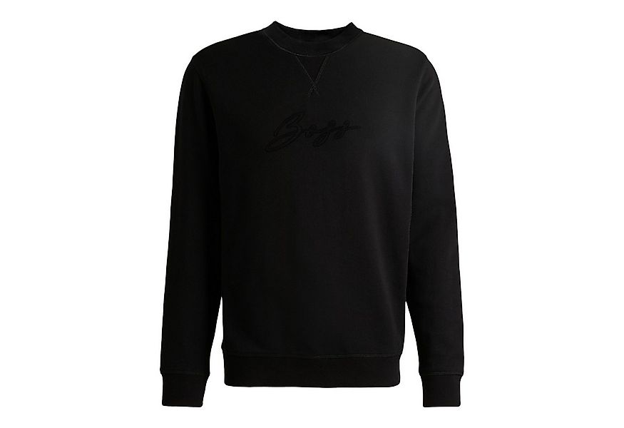 BOSS Sweatshirt Charlie Sweatshirt mit Boss-Stickerei auf der Vorderseite günstig online kaufen