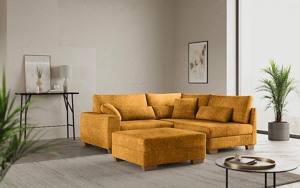 Mr. Couch Hocker Hilla, Mit DuraSpring-Taschenfederkern, günstig online kaufen