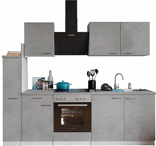 RESPEKTA Küchenzeile »Malia«, Breite 240 cm, 85 cm Arbeitshöhe günstig online kaufen