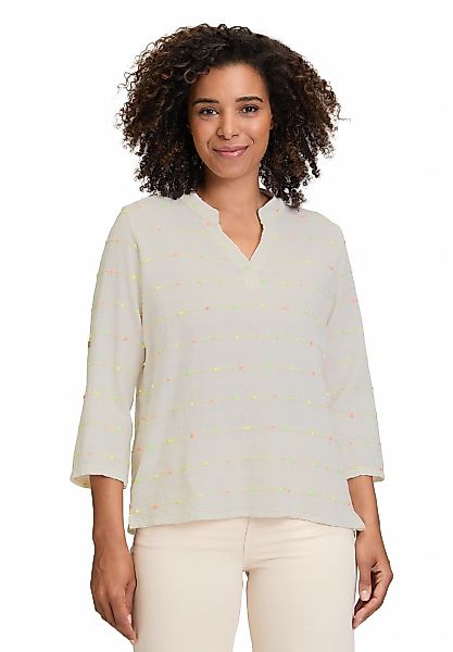 Cartoon Schlupfbluse "Cartoon Casual-Bluse mit Lurexfaden" günstig online kaufen